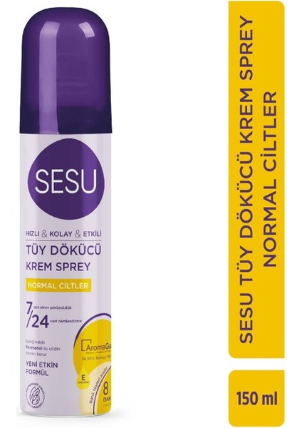 Normal Ciltler Için Tüy Dökücü Krem Sprey 150 ml