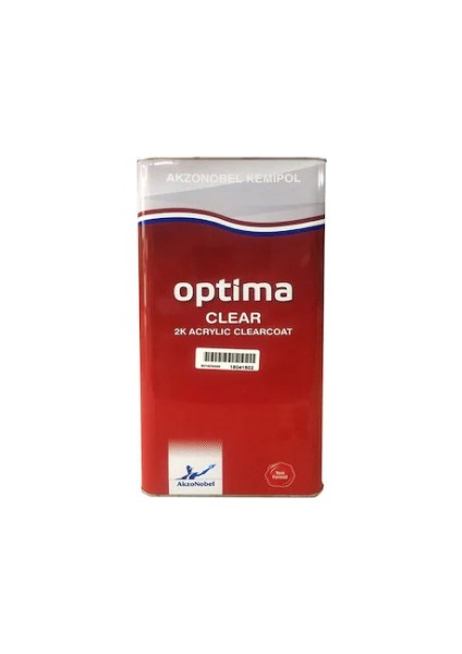 Optima Clear 2k Akrilik Vernik 5 Lt