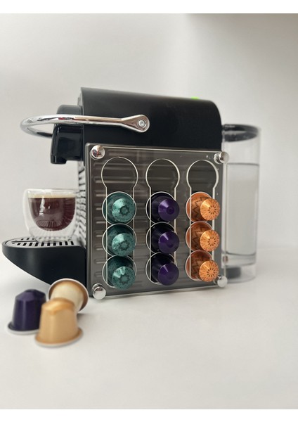 Nespresso Uyumlu Mıknatıslı Kahve Kapsül Tutucu Kutusu Düzenleyici