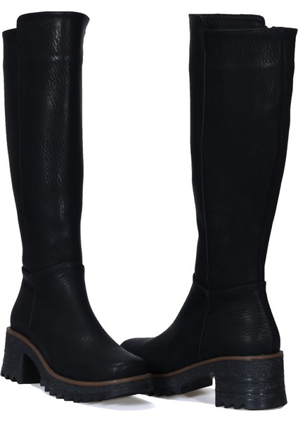 Siyah Kapital Topuklu Kadın Çizme fırsatları