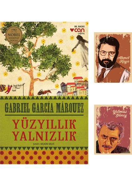 Yüzyıllık Yalnızlık - Gabrıel Garcia Mârquez - Roman Seti - Yılmaz Güney Ahmet Kaya Not Defterli