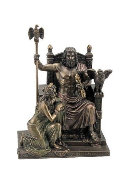 Collection Mitolojik Zeus ve Hera Figürü 28CM