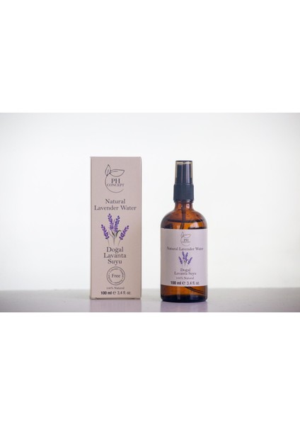 Doğal Lavanta Suyu 100 ml - Saf Gül Suyu 100 ml Ikili Set