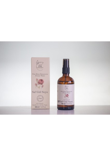 Doğal Lavanta Suyu 100 ml - Saf Gül Suyu 100 ml Ikili Set