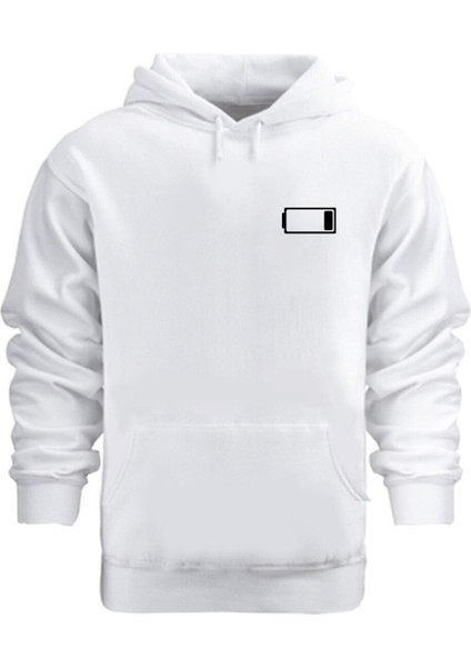 Low Battery – Hoodie Kapüşonlu Sweatshirt