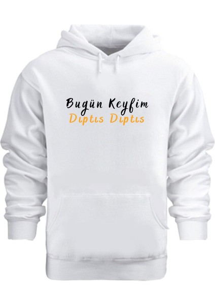 Tuğba Baby Bugün Keyfim Dıptıs Dıptıs – Hoodie Kapüşonlu Sweatshirt