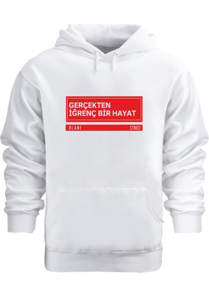 Gerçekten Iğrenç Bir Hayat – Hoodie Kapüşonlu Sweatshirt
