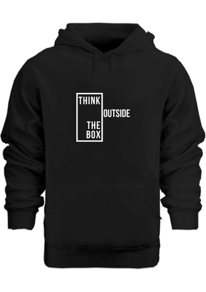 Thınk Outsıde The Box – Hoodie Kapüşonlu Sweatshirt