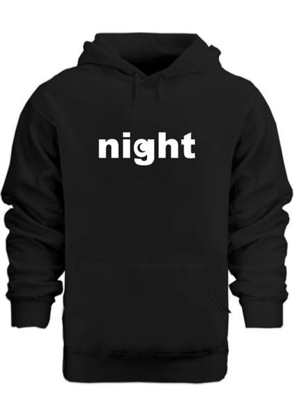 Night – Hoodie Kapüşonlu Sweatshirt