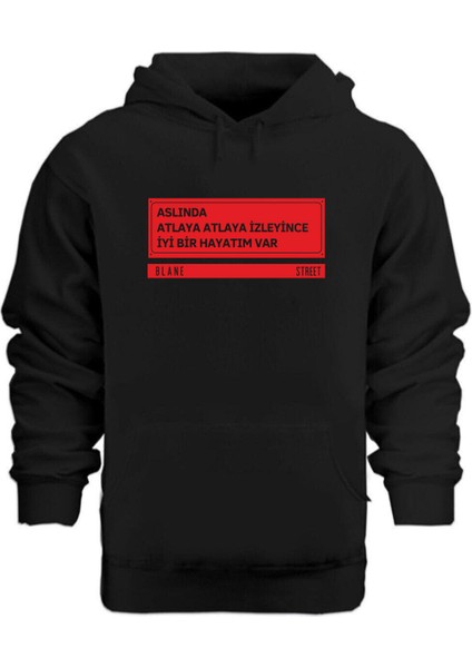 Aslında Iyi Bir Hayatım Var – Hoodie Kapüşonlu Sweatshirt