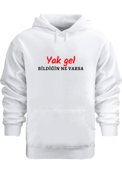 Yak Gel – Hoodie Kapüşonlu Sweatshirt