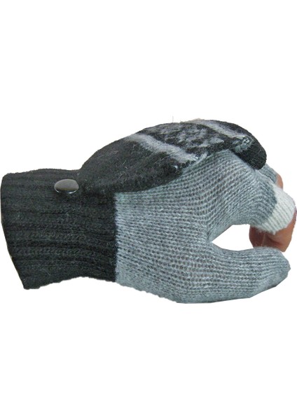 Kapaklı Lambswool Av Eldiveni