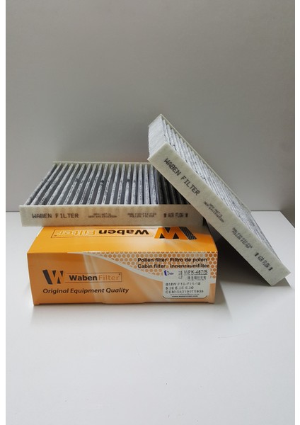 Bmw 5.20-5.25-5.30 (F10/F11/F12 Kasa) Karbonlu Polen Filtresi (Çiftli)