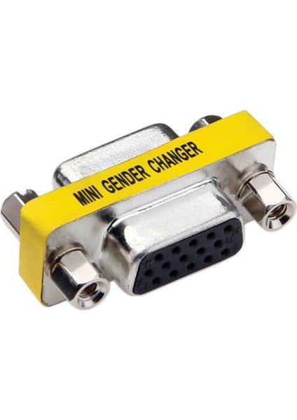 VGA 15 Pin Dişi Dişi Çevirici Dönüştürücü VGA Uzatma Aparatı