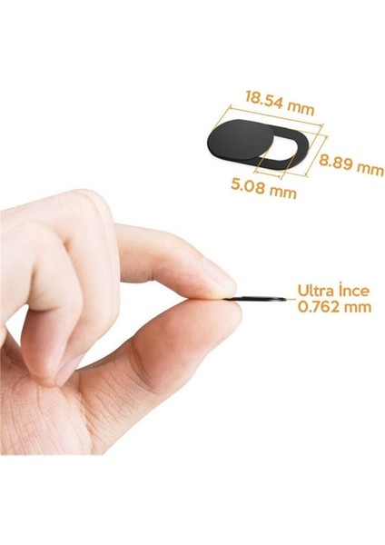 Pratik Web Kamera Kapatıcı Ince Telefon Tablet Webcam Cover Gizleyici modelleri
