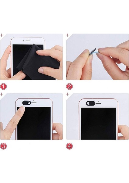 Pratik Web Kamera Kapatıcı Ince Telefon Tablet Webcam Cover Gizleyici fırsatları