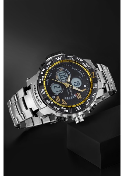 Orjinal Sewor Dijital & Analog Tüm Fonksiyonları Aktif Erkek Kol Saati