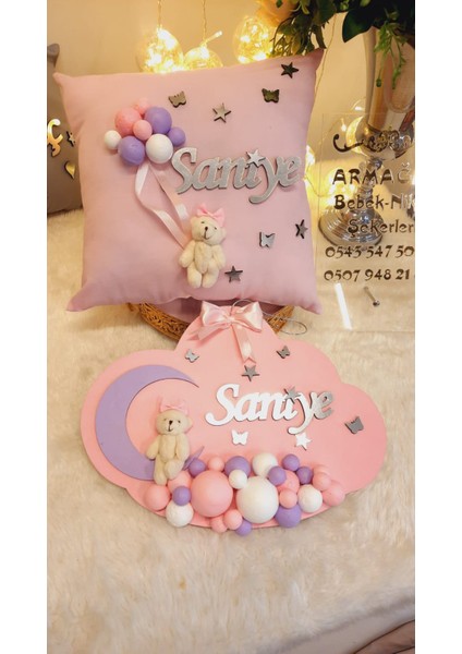 Bebek Kapı Süsü Bubble Kapı Süsü Yastık