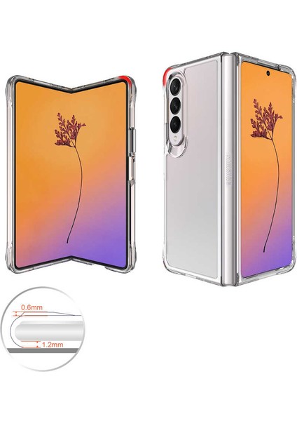 Galaxy Z Fold 4 Kılıf Zore Vonn Şeffaf Sert Silikon Kılıf indirimleri