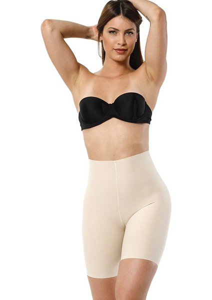 Lazer Kesim Dikişsiz Yüksek Bel Paçalı Hayalet Kadın Korse