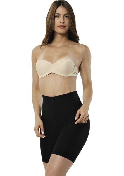 Lazer Kesim Dikişsiz Yüksek Bel Paçalı Hayalet Kadın Korse