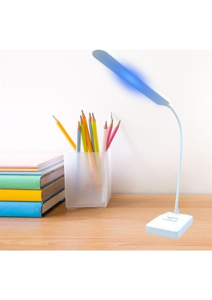 Buffer® Ince Uzun Usbli Dokunmatik 3 Kademeli 360 Derece Özel Göz Korumalı LED Lityum Masa Lambası