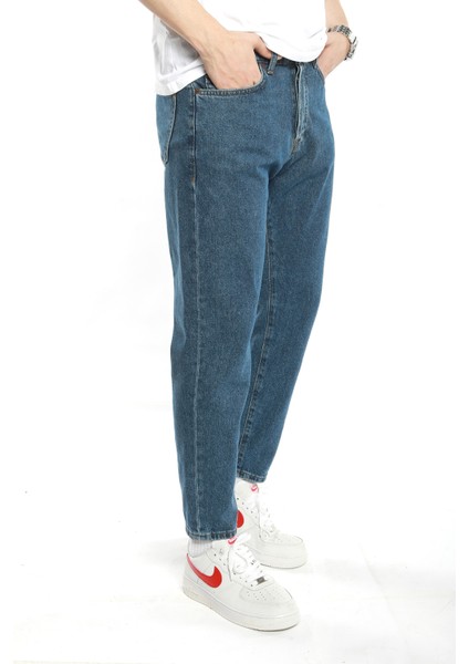 The Trend Man Koyu Boyfriend Jeans Pantolon