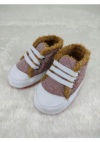 Kışlık Tüylü Astar Yumuşak Ilkadım Ayakkabı Tabansız 1380