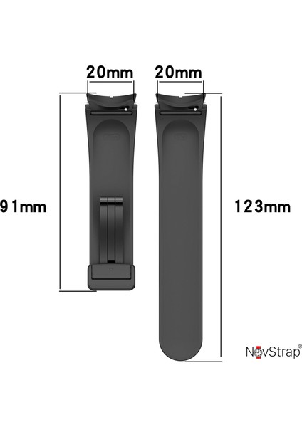 Samsung Galaxy Watch 4 5 Pro 6 7 Fe 40 42 43 44 45 46 47 Mm Uyumlu Kordon Magnet Toka Silikon Kayış fırsatları
