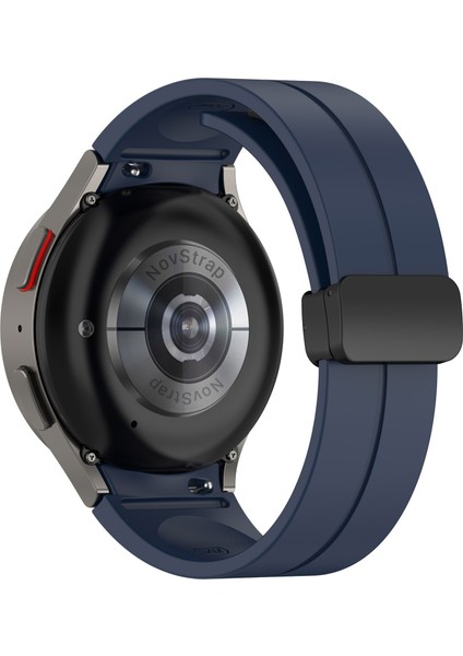 Samsung Galaxy Watch 4 5 Pro 6 7 Fe 40 42 43 44 45 46 47 Mm Uyumlu Kordon Magnet Toka Silikon Kayış