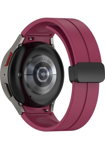 Samsung Galaxy Watch 4 5 Pro 6 7 Fe 40 42 43 44 45 46 47 Mm Uyumlu Kordon Magnet Toka Silikon Kayış