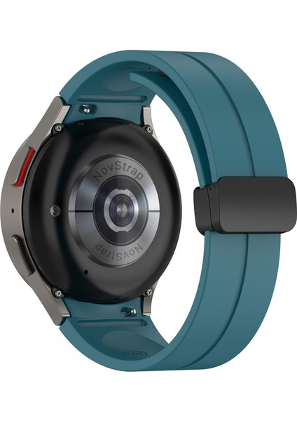 Samsung Galaxy Watch 4 5 Pro 6 7 Fe 40 42 43 44 45 46 47 Mm Uyumlu Kordon Magnet Toka Silikon Kayış