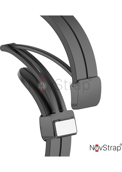 Samsung Galaxy Watch 5 Seri 40MM 44MM Uyumlu Kordon Metal Magnet D Tokalı Silikon Kayış fırsatları