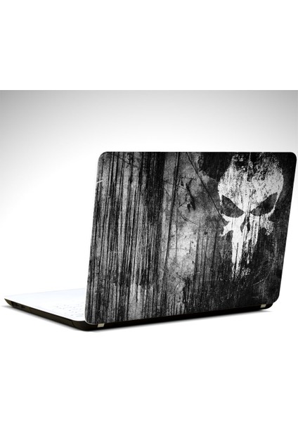 Punisher Karanlık Duvar Laptop Sticker