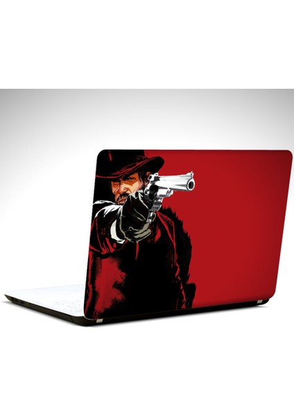 Red Dead Laptop Sticker