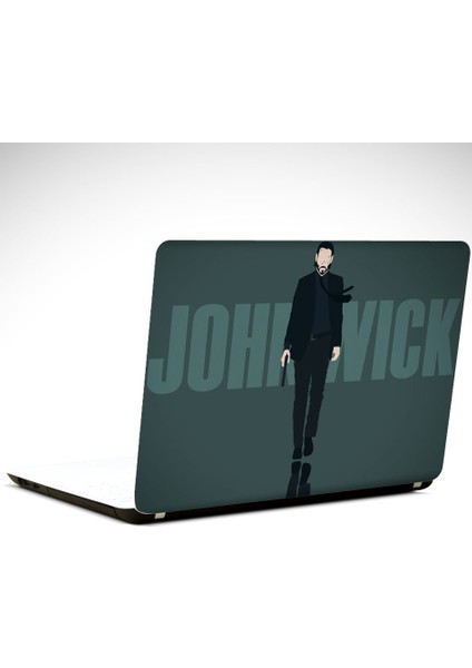 John Wick Tasarım Laptop Sticker