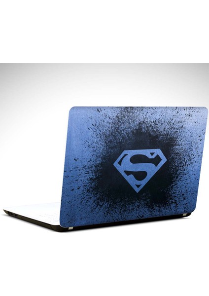 Süperman Mavi Laptop Sticker