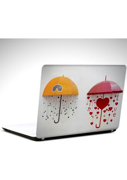 Şemsiyeler Laptop Sticker