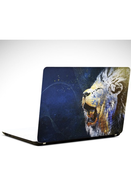 Kükreyen Aslan Laptop Sticker
