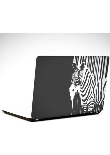 Zebra Siyah Beyaz Laptop Sticker