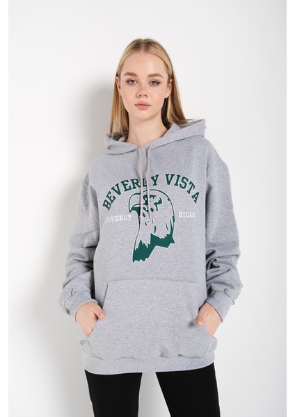 Kadın Beverly Vista Baskılı Oversize Sweatshirt fiyatları