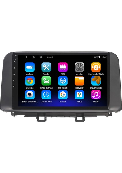 Hyundai Kona Android 12 Kablosuz Carplay Navigasyon Multimedya Ekran Teyp - MY-0609W-HYUNDAİ Kona indirimleri
