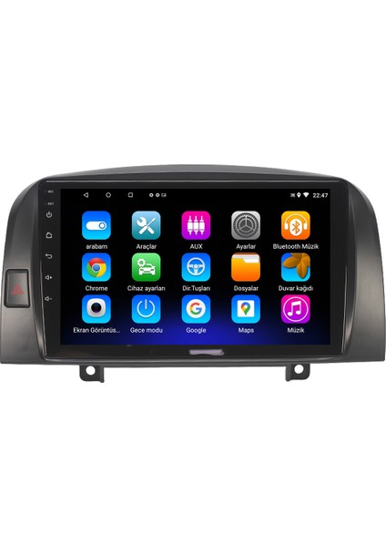 Hyundai Sonata Android 12 Kablosuz Carplay Navigasyon Multimedya Ekran Teyp - MY-0609W-HYUNDAİ Sonata
