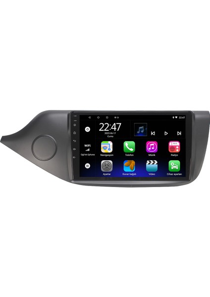 Kia Ceed Android 12 Kablosuz Carplay Navigasyon Multimedya Ekran Teyp - MY-0609W-KİA Ceed
