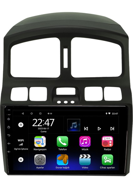 Kia Sportage Android 12 Kablosuz Carplay Navigasyon Multimedya Ekran Teyp - MY-0609W-KİO Sportage