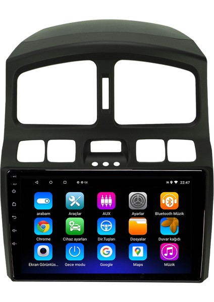 Kia Sportage Android 12 Kablosuz Carplay Navigasyon Multimedya Ekran Teyp - MY-0609W-KİO Sportage