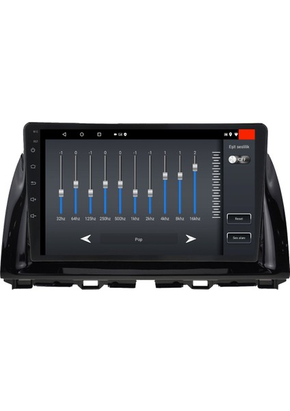 Mazda 6 Android 12 Kablosuz Carplay Navigasyon Multimedya Ekran Teyp - MY-0609W-MAZDA 6