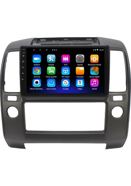Nissan Navara Android 12 Kablosuz Carplay Navigasyon Multimedya Ekran Teyp - MY-0609W-NİSSAN Navara