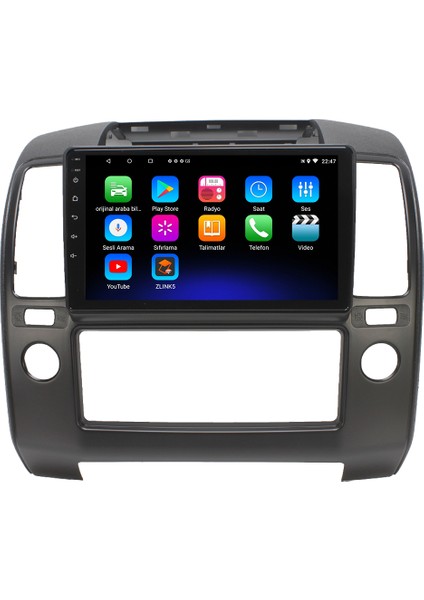 Nissan Navara Android 12 Kablosuz Carplay Navigasyon Multimedya Ekran Teyp - MY-0609W-NİSSAN Navara