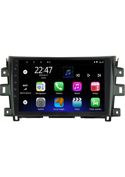 Nissan Navara Android 12 Kablosuz Carplay Navigasyon Multimedya Ekran Teyp - MY-0609W-NİSSAN Navara modelleri